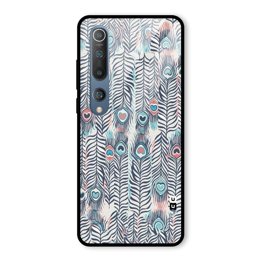 Feather Art Glass Back Case for Mi 10