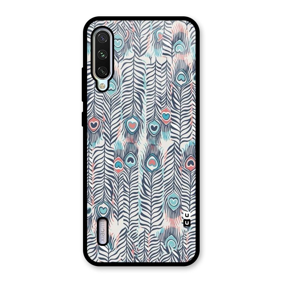 Feather Art Glass Back Case for Mi A3