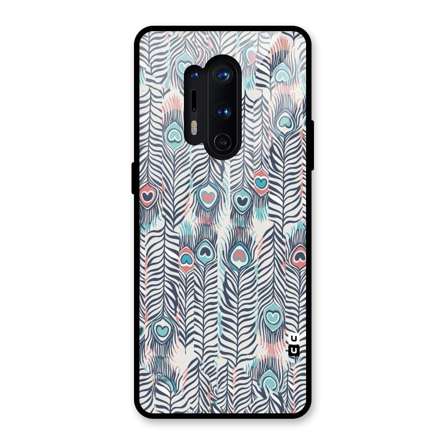 Feather Art Glass Back Case for OnePlus 8 Pro