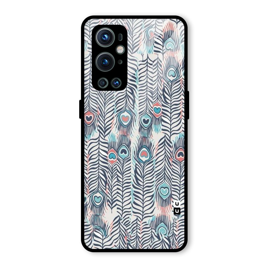 Feather Art Glass Back Case for OnePlus 9 Pro