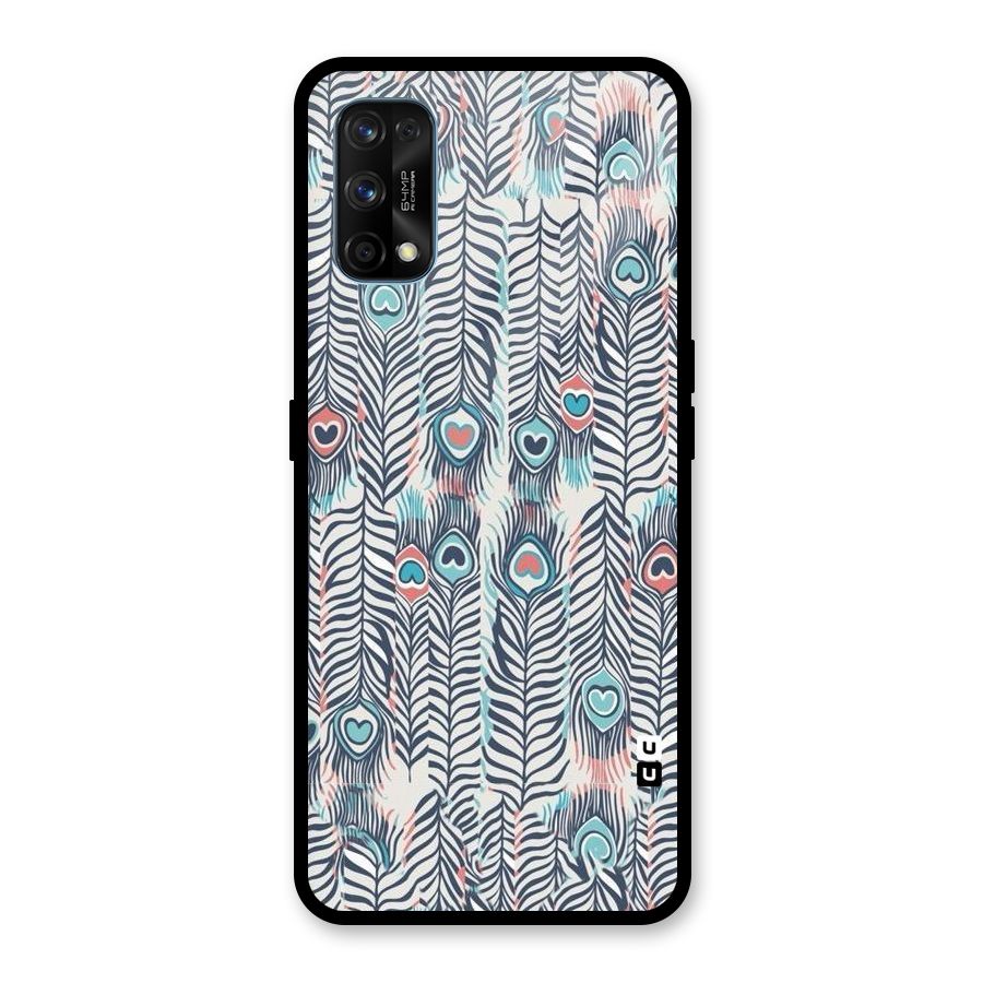 Feather Art Glass Back Case for Realme 7 Pro