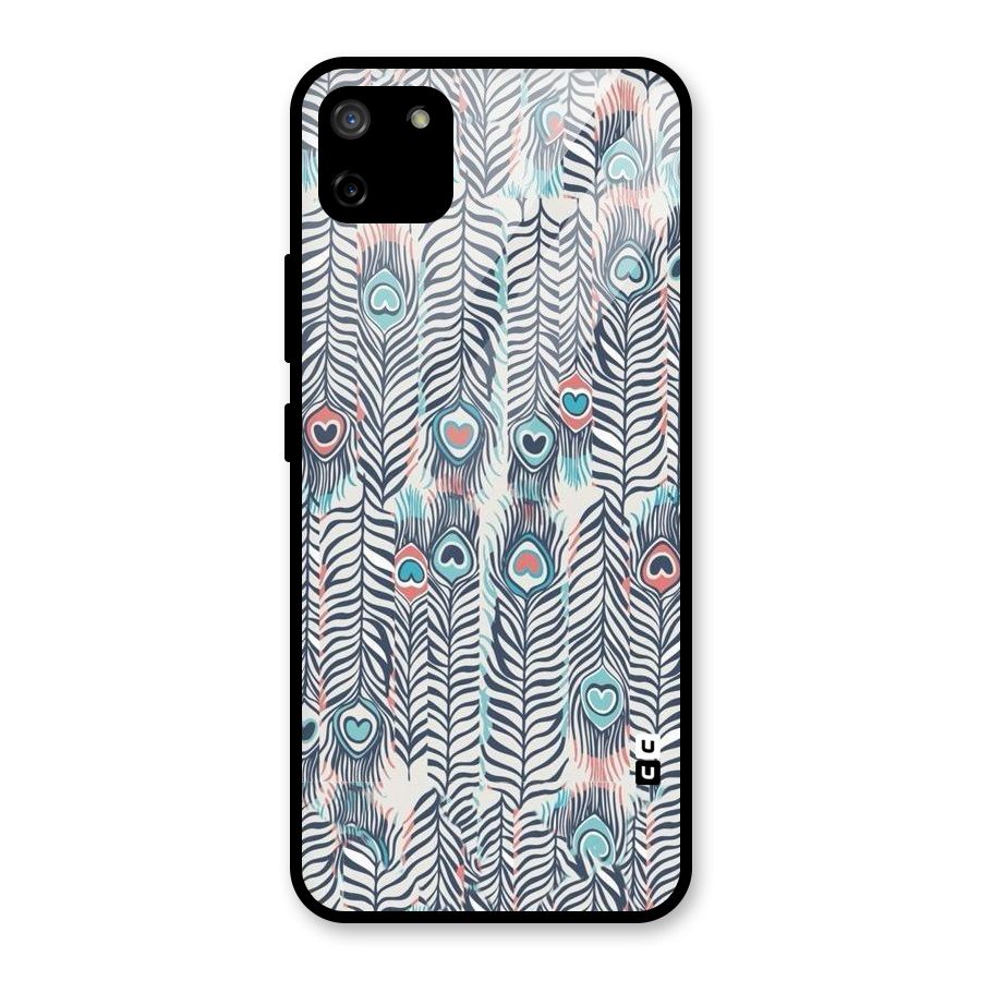 Feather Art Glass Back Case for Realme C11