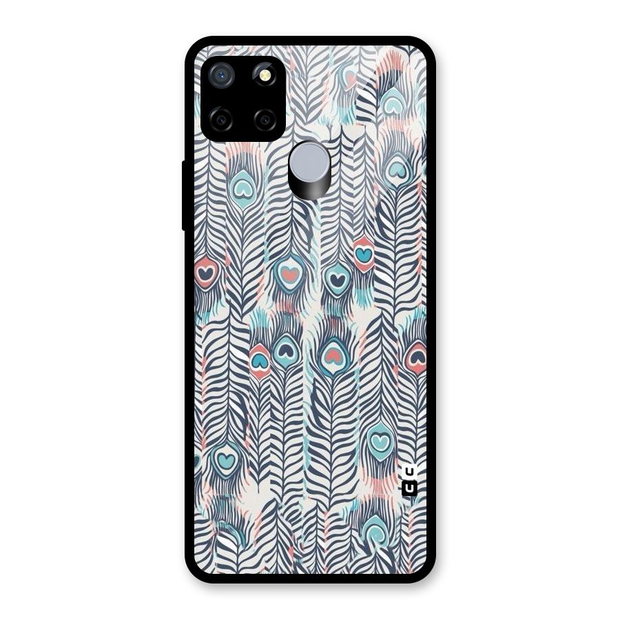 Feather Art Glass Back Case for Realme C12