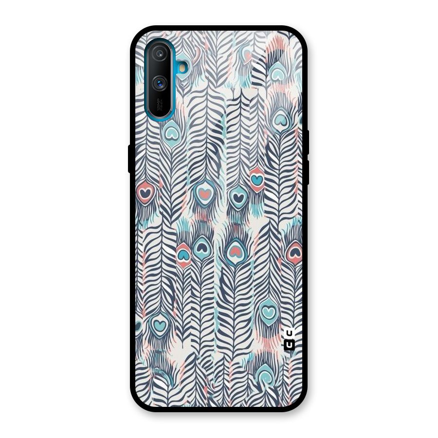 Feather Art Glass Back Case for Realme C3