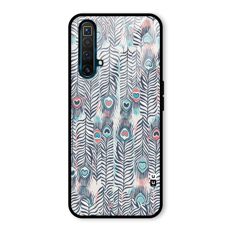 Feather Art Glass Back Case for Realme X3