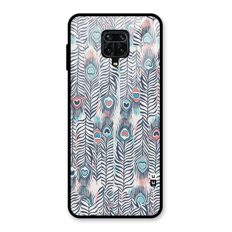 Feather Art Glass Back Case for Redmi Note 10 Lite