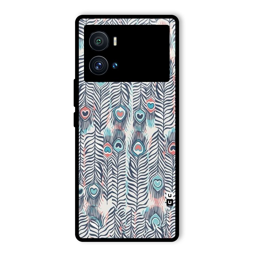 Feather Art Glass Back Case for Vivo iQOO 9 Pro