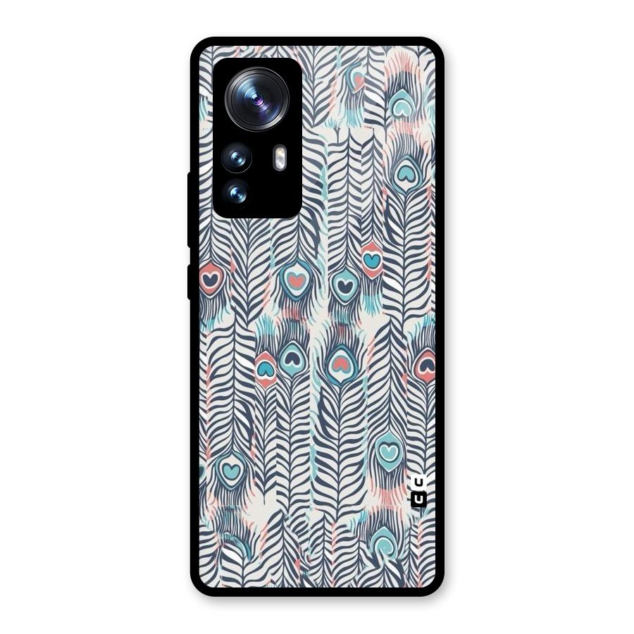 Feather Art Glass Back Case for Xiaomi 12 Pro