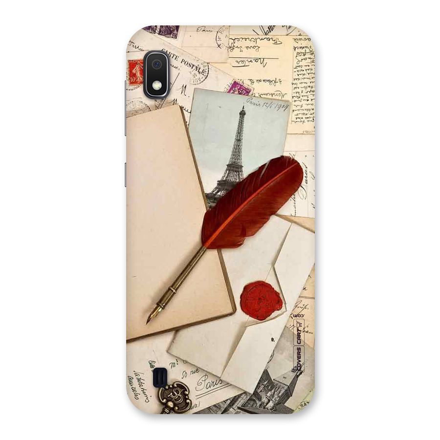 Feather Beauty Back Case for Galaxy A10