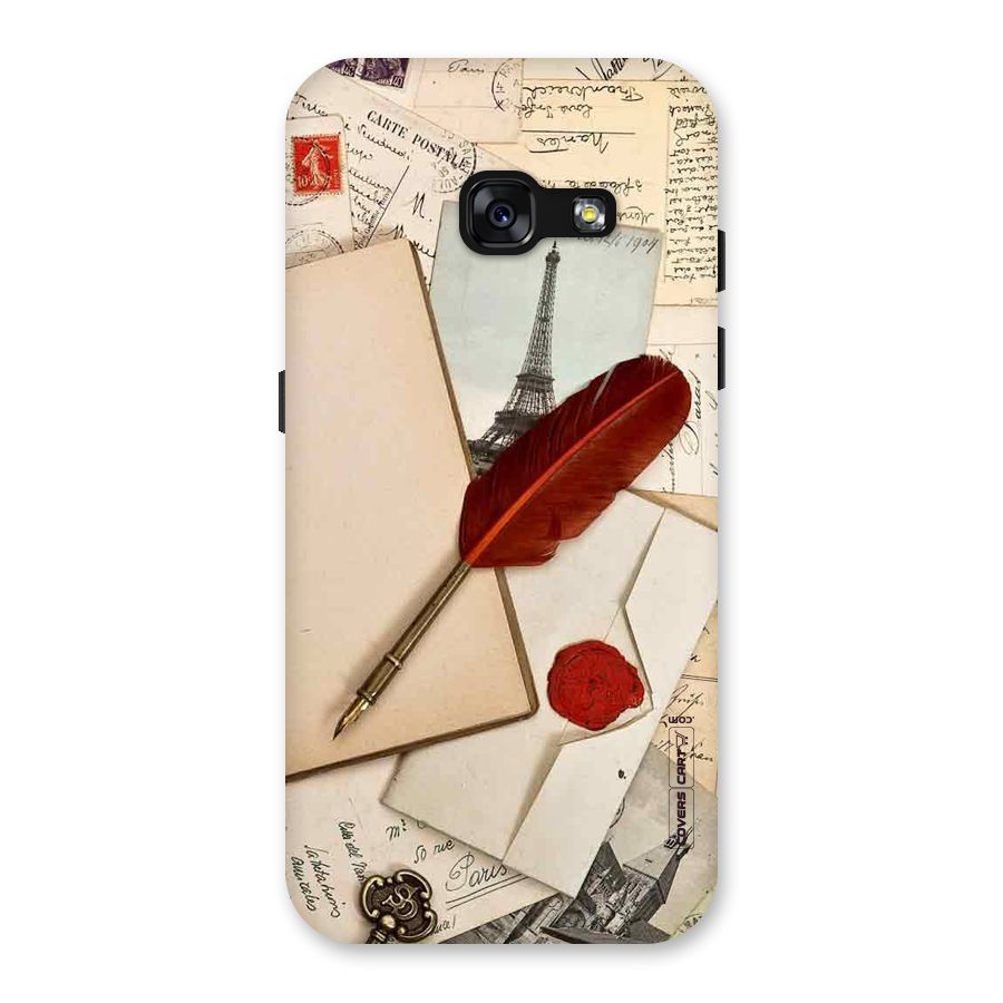 Feather Beauty Back Case for Galaxy A3 (2017)