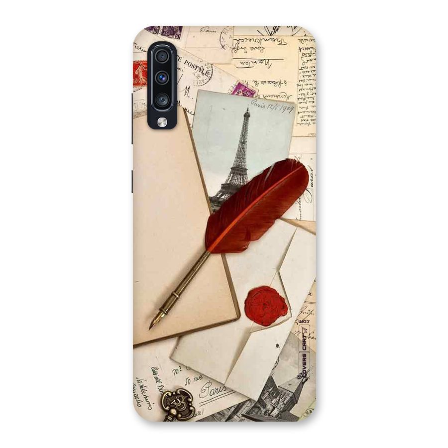 Feather Beauty Back Case for Galaxy A70