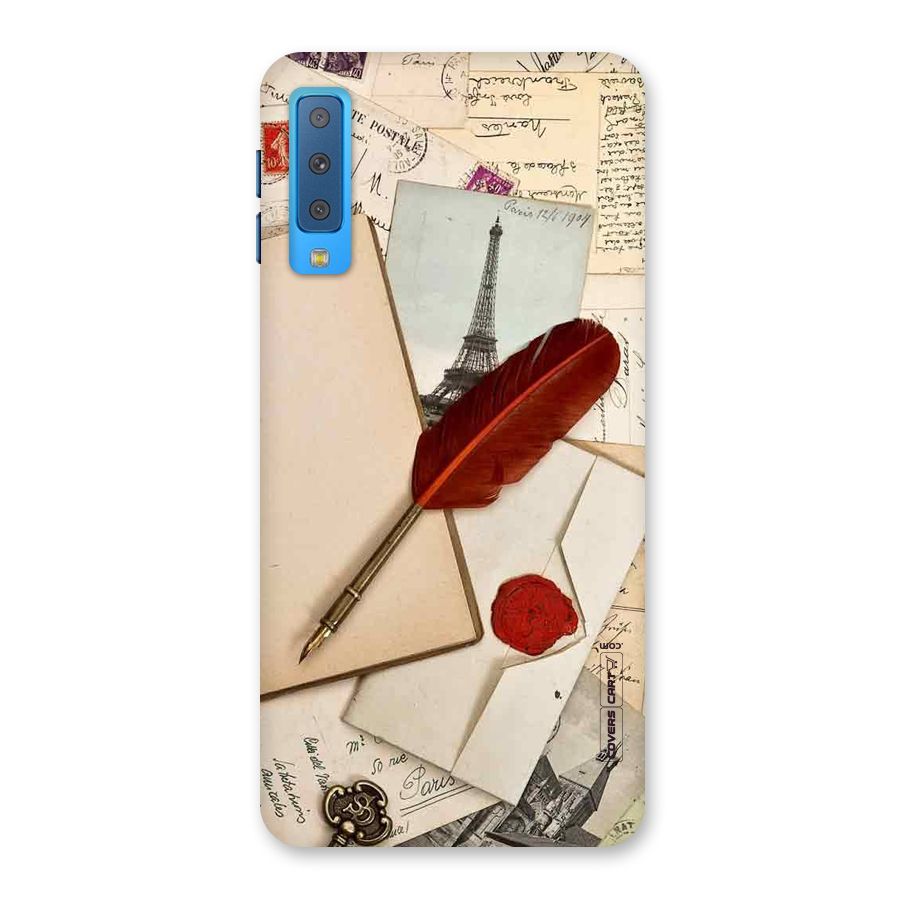 Feather Beauty Back Case for Galaxy A7 (2018)