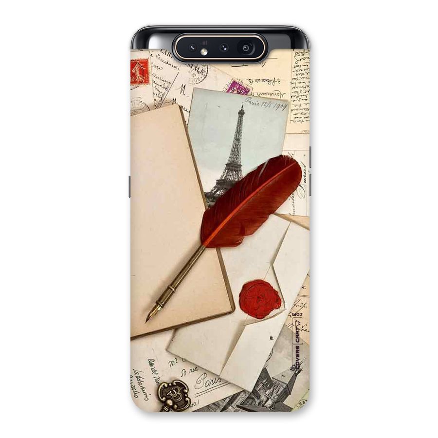 Feather Beauty Back Case for Galaxy A80