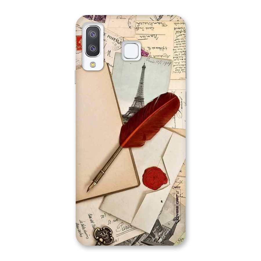 Feather Beauty Back Case for Galaxy A8 Star