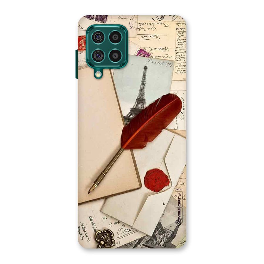 Feather Beauty Back Case for Galaxy F62