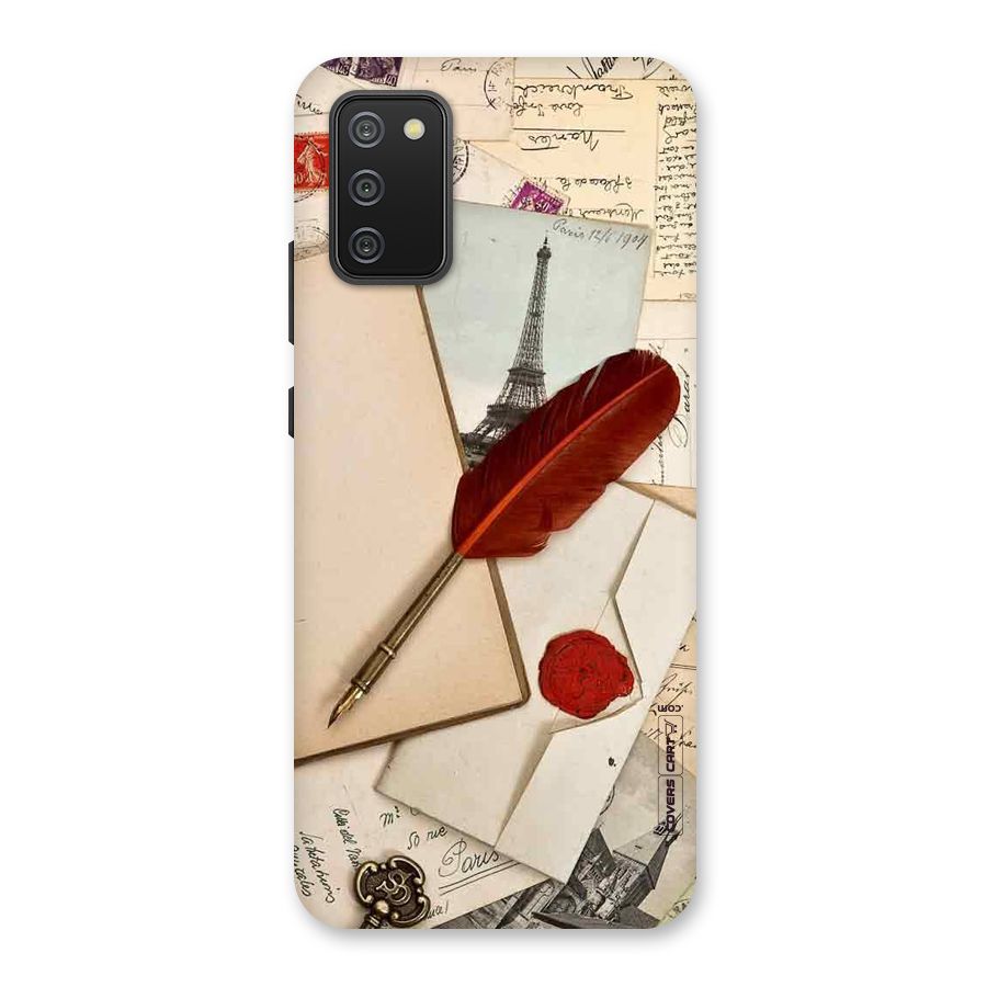 Feather Beauty Back Case for Galaxy M02s