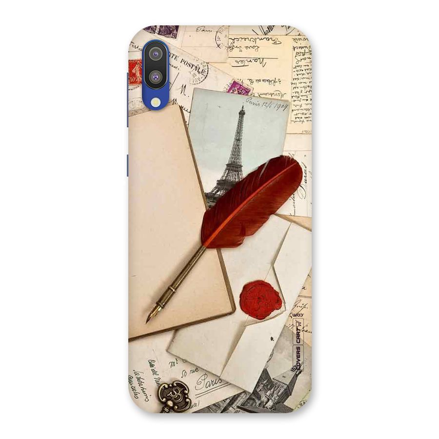Feather Beauty Back Case for Galaxy M10