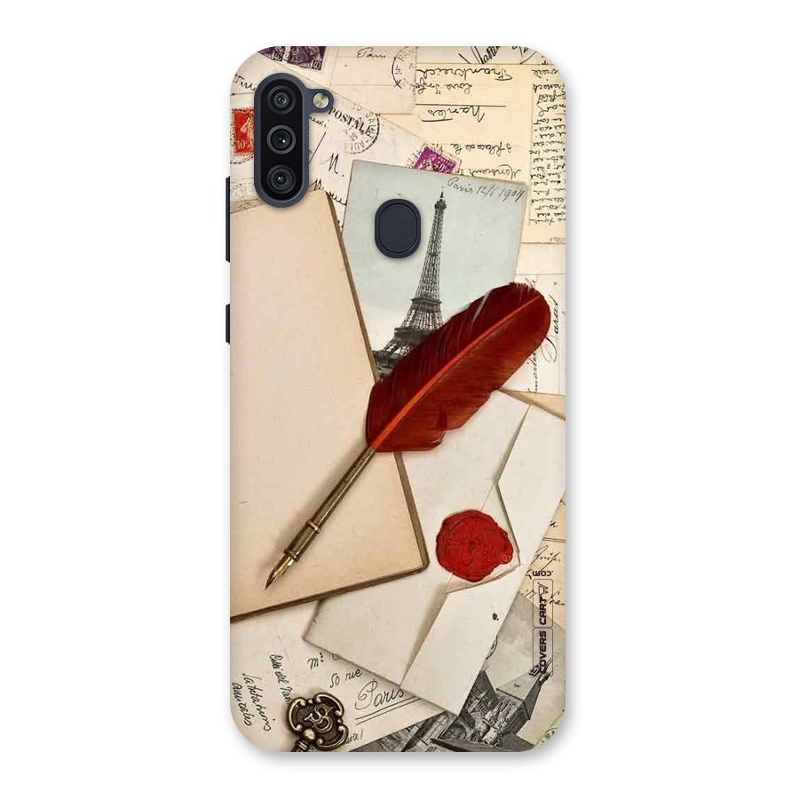 Feather Beauty Back Case for Galaxy M11