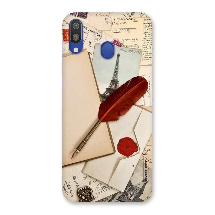 Feather Beauty Back Case for Galaxy M20