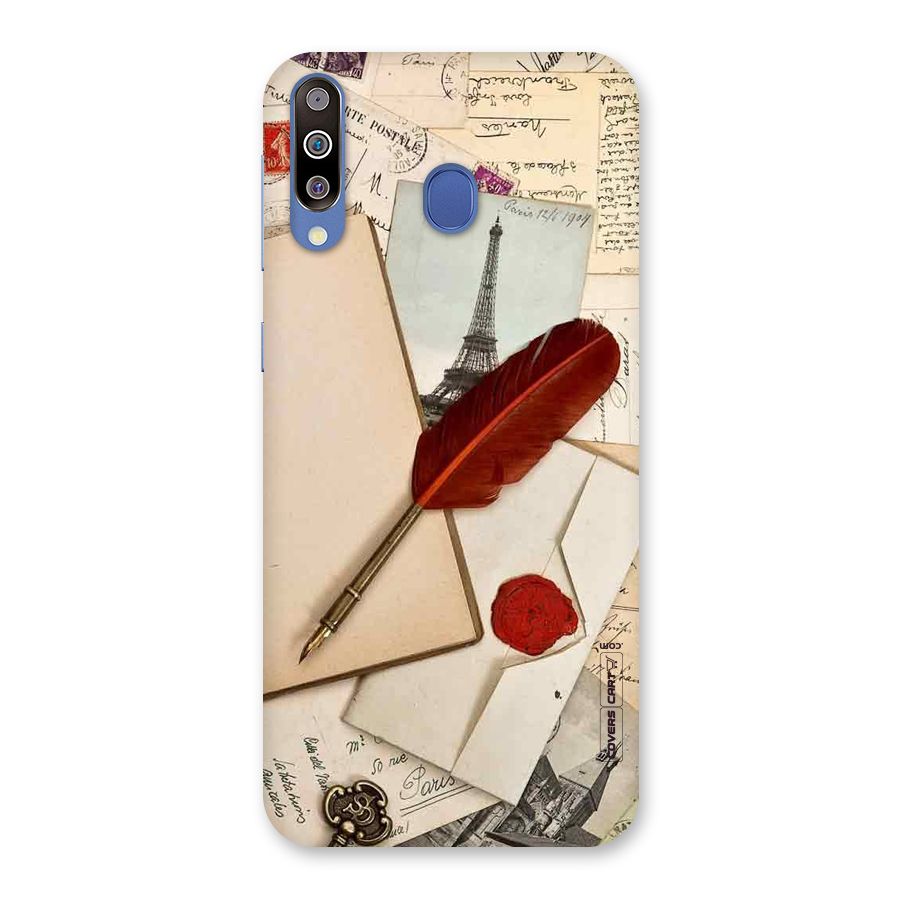 Feather Beauty Back Case for Galaxy M30