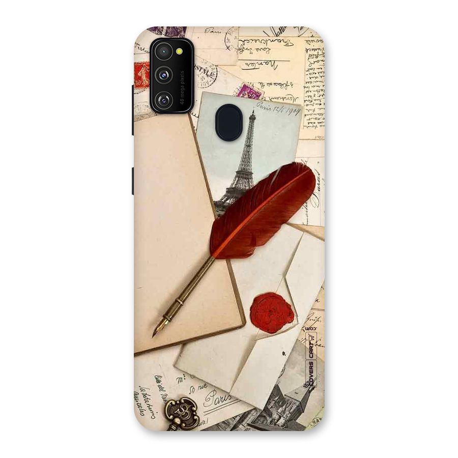 Feather Beauty Back Case for Galaxy M30s
