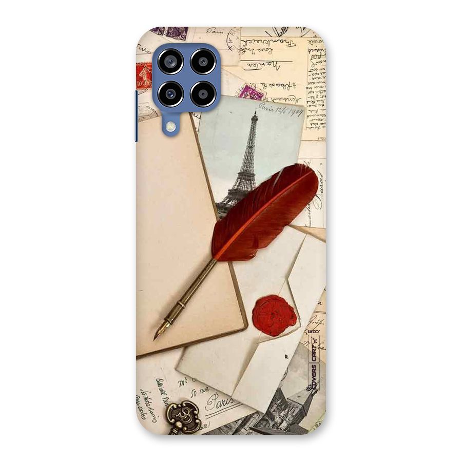 Feather Beauty Back Case for Galaxy M53 5G