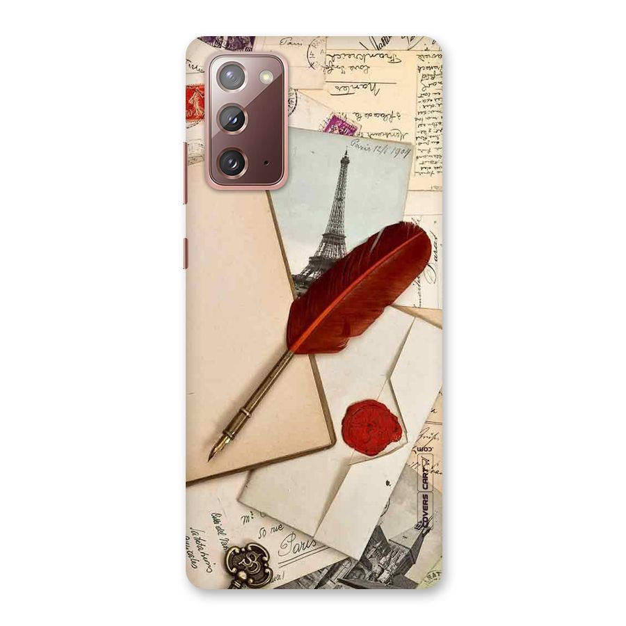 Feather Beauty Back Case for Galaxy Note 20