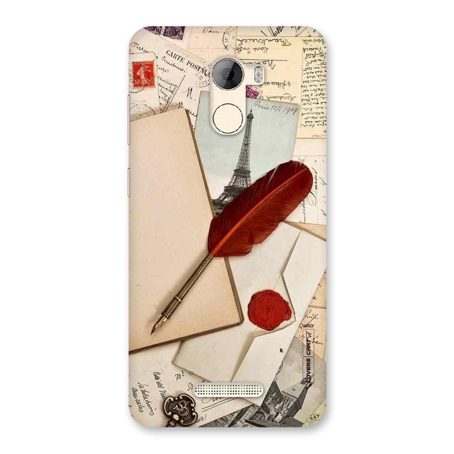 Feather Beauty Back Case for Gionee A1 LIte