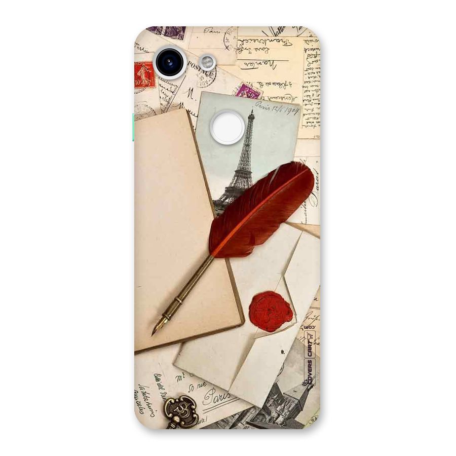 Feather Beauty Back Case for Google Pixel 3