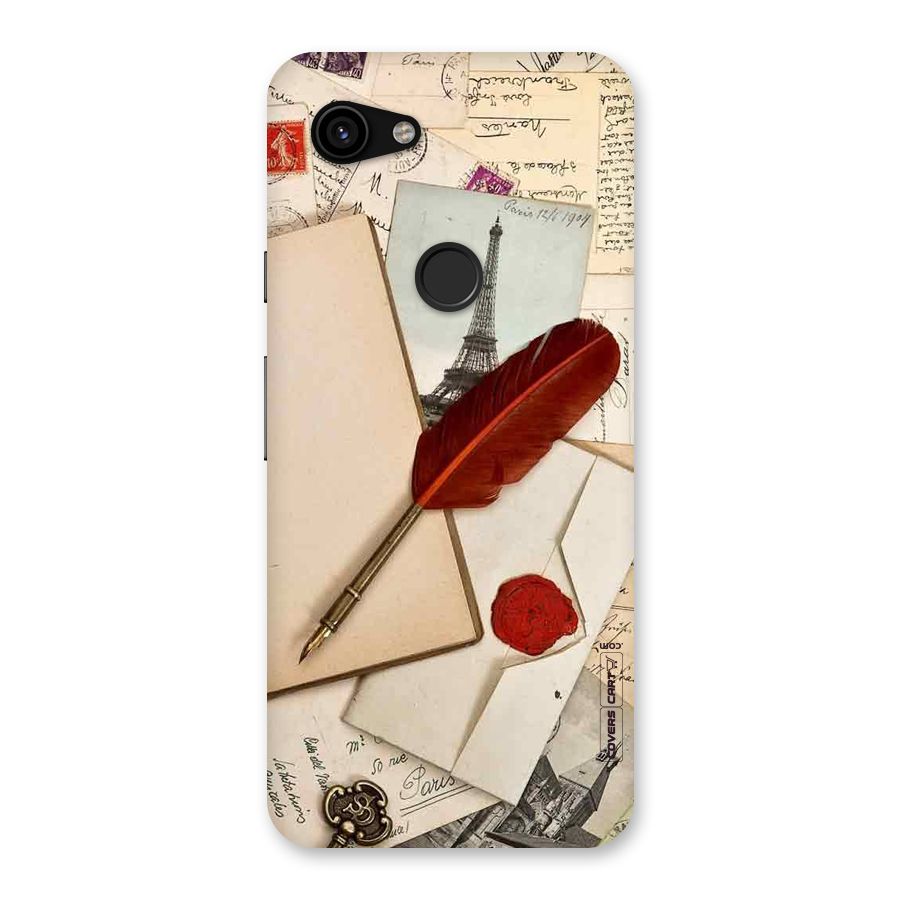 Feather Beauty Back Case for Google Pixel 3a