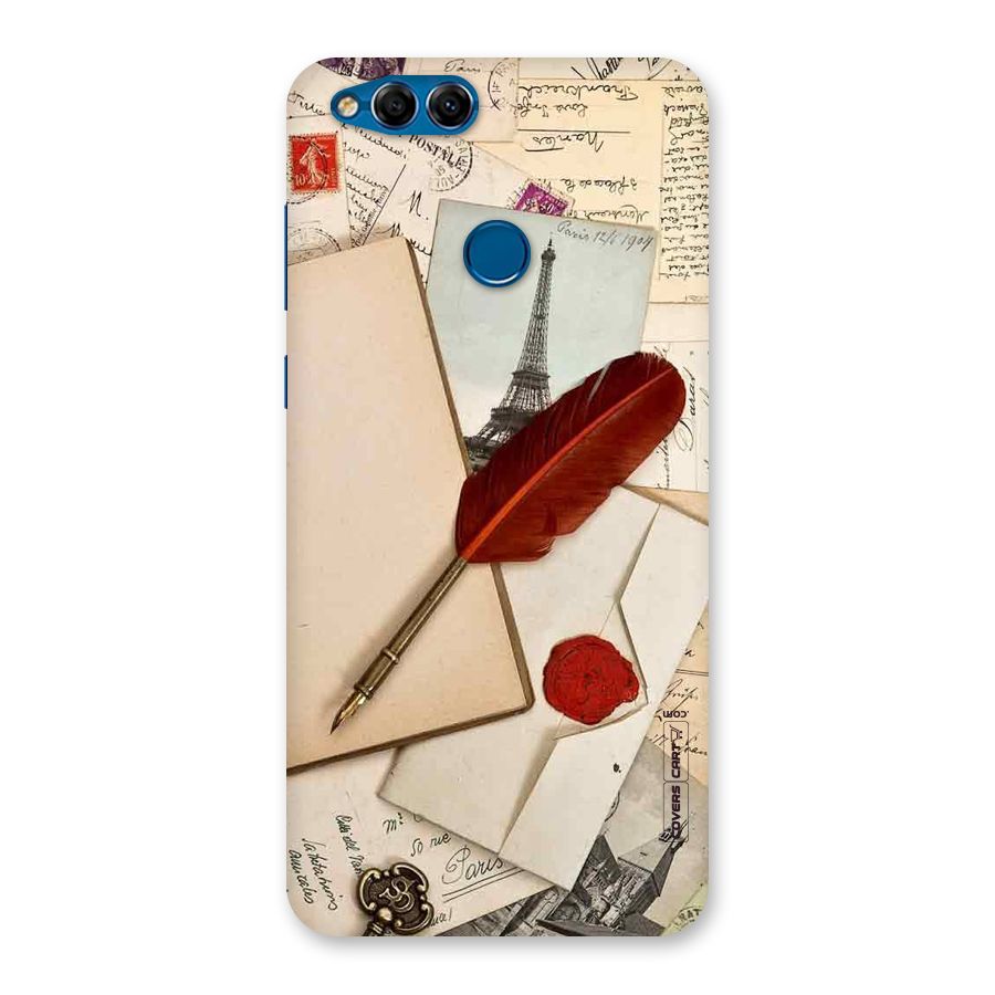 Feather Beauty Back Case for Honor 7X