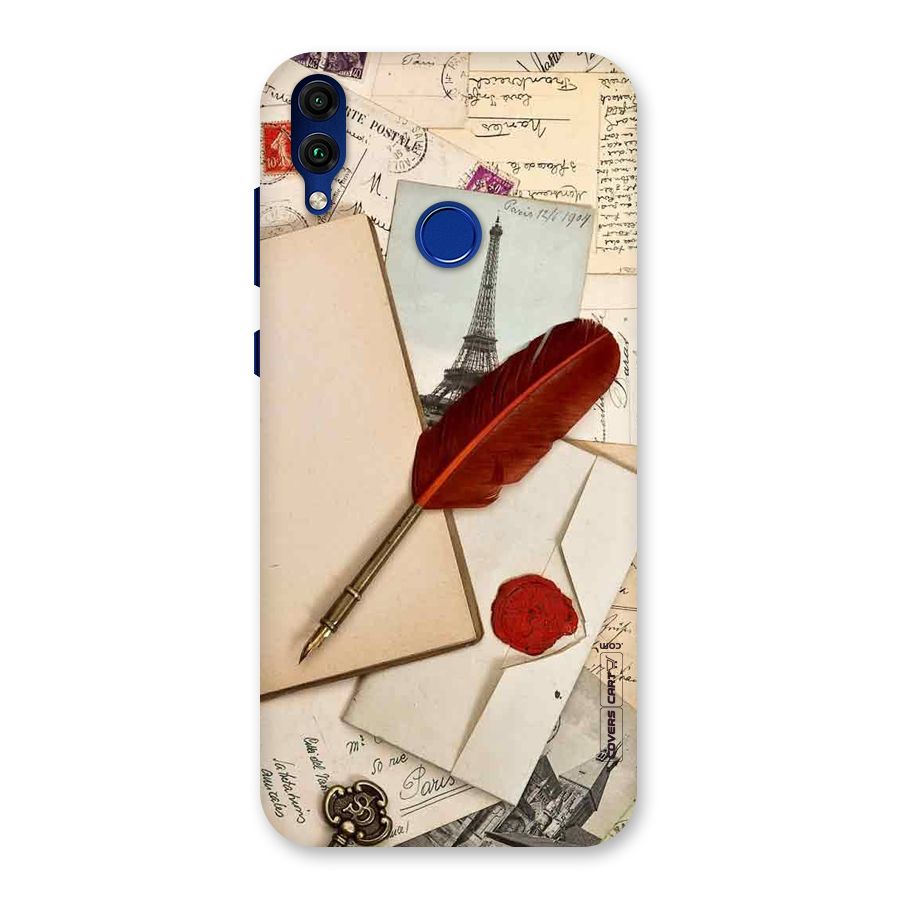 Feather Beauty Back Case for Honor 8C