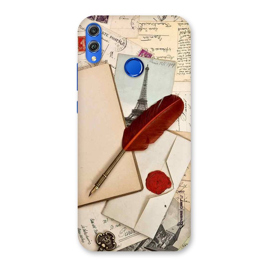 Feather Beauty Back Case for Honor 8X