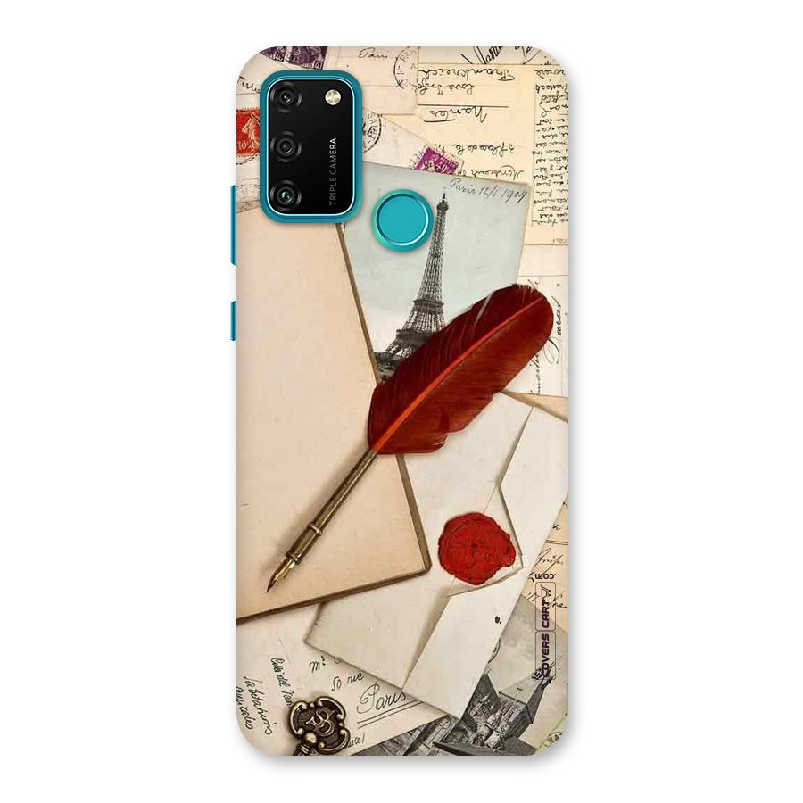 Feather Beauty Back Case for Honor 9A
