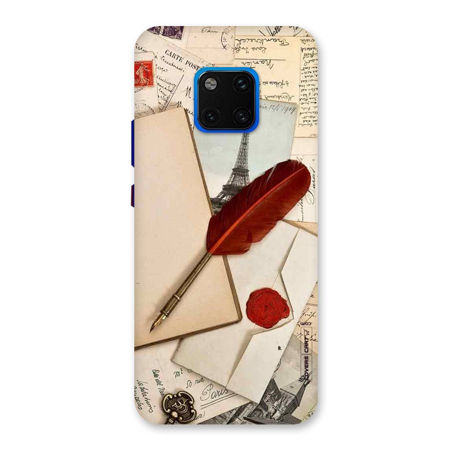 Feather Beauty Back Case for Huawei Mate 20 Pro