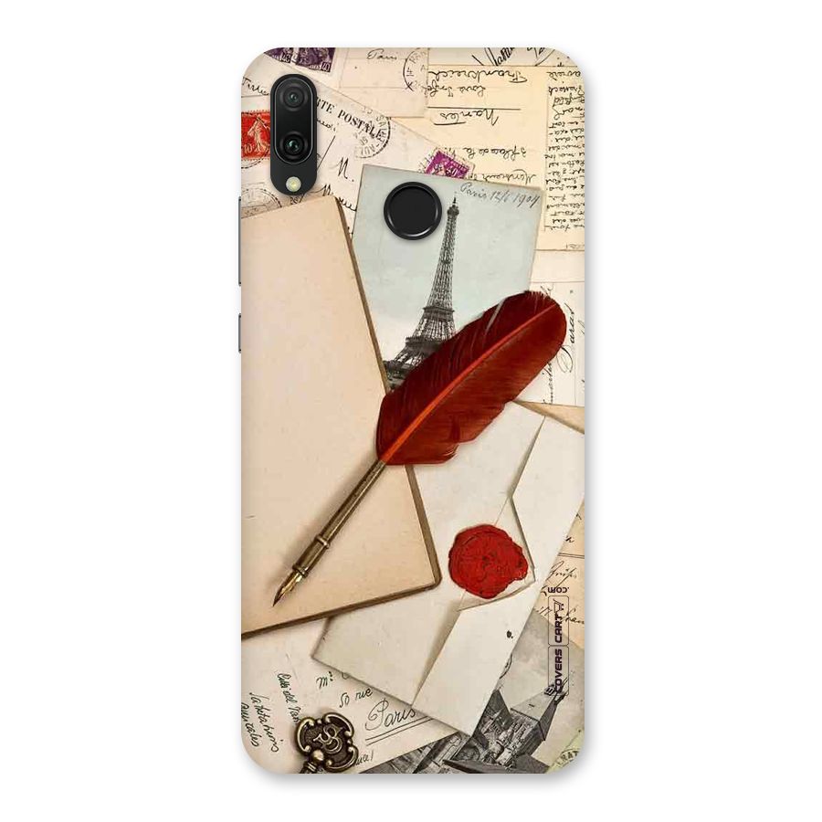 Feather Beauty Back Case for Huawei Y9 (2019)
