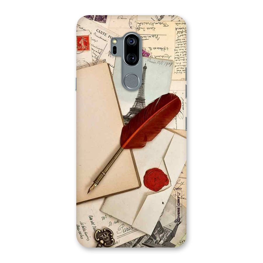 Feather Beauty Back Case for LG G7