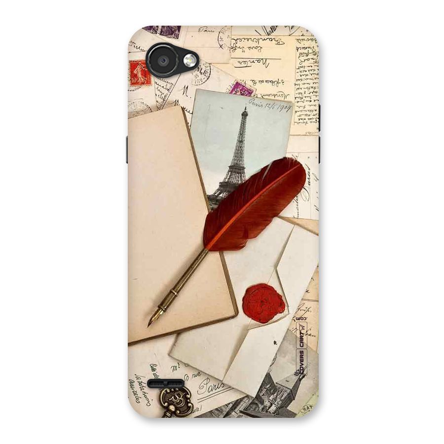 Feather Beauty Back Case for LG Q6