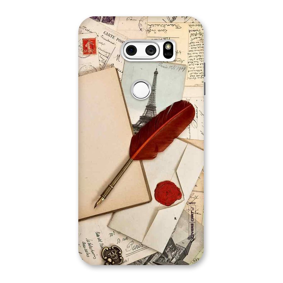 Feather Beauty Back Case for LG V30