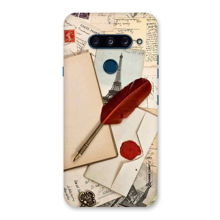 Feather Beauty Back Case for LG  V40 ThinQ