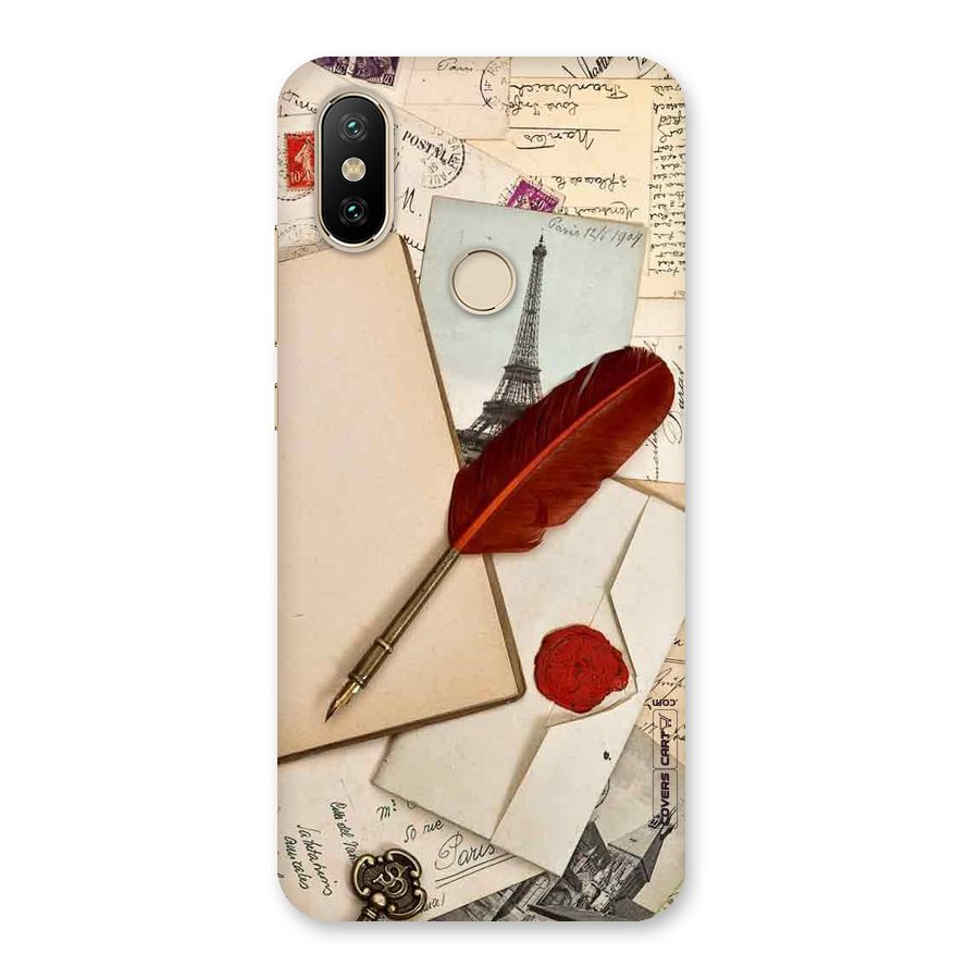 Feather Beauty Back Case for Mi A2
