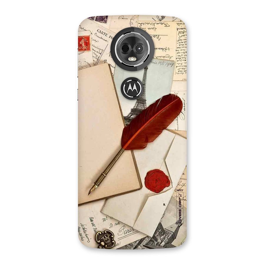 Feather Beauty Back Case for Moto E5 Plus