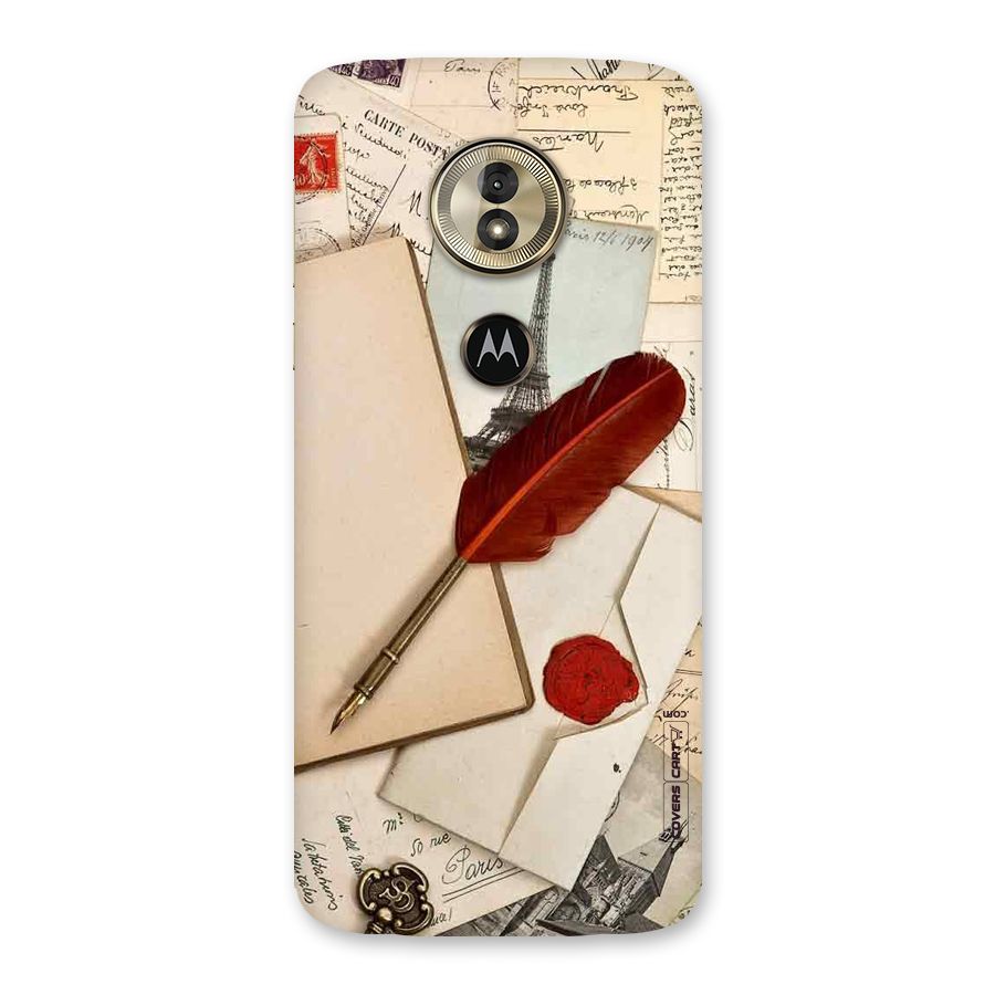 Feather Beauty Back Case for Moto G6 Play