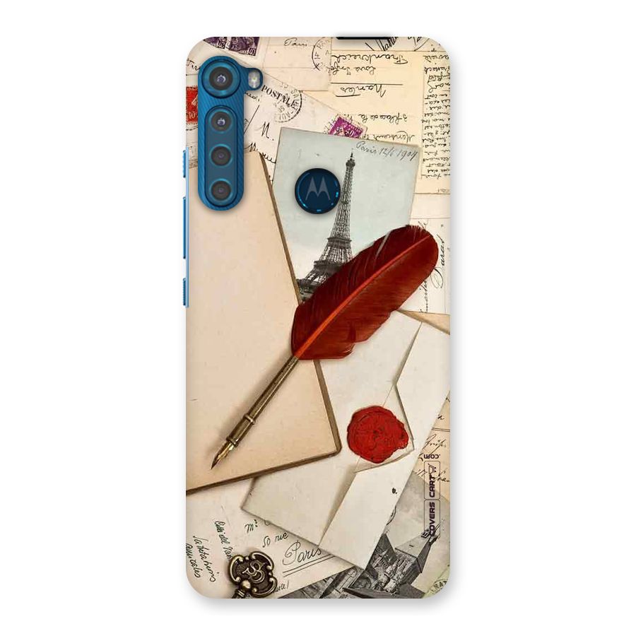 Feather Beauty Back Case for Motorola One Fusion Plus