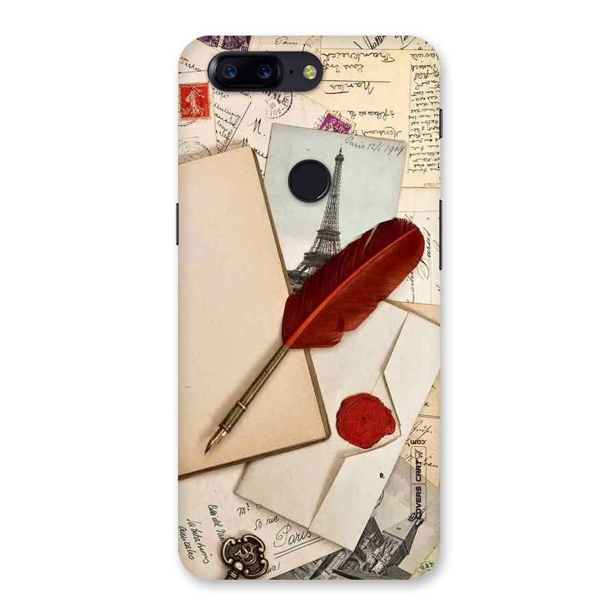 Feather Beauty Back Case for OnePlus 5T