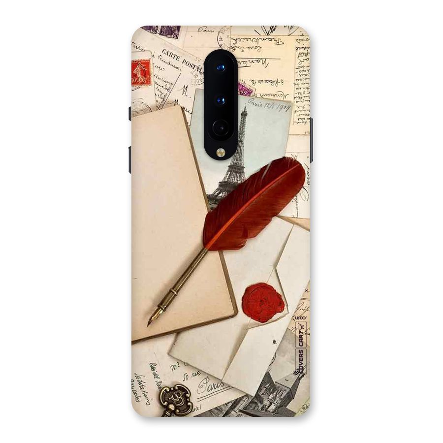 Feather Beauty Back Case for OnePlus 8