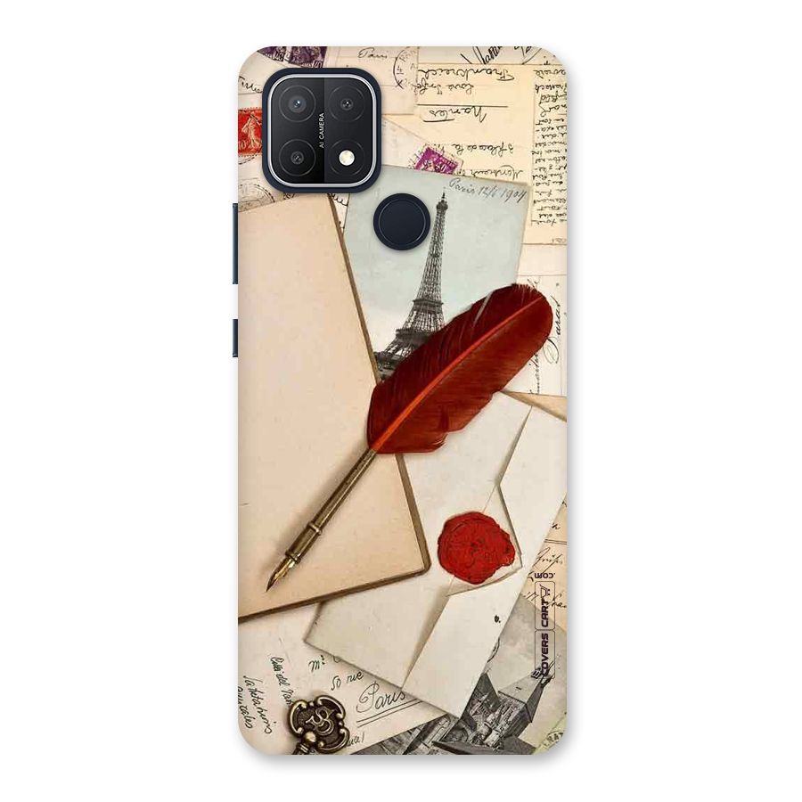 Feather Beauty Back Case for Oppo A15
