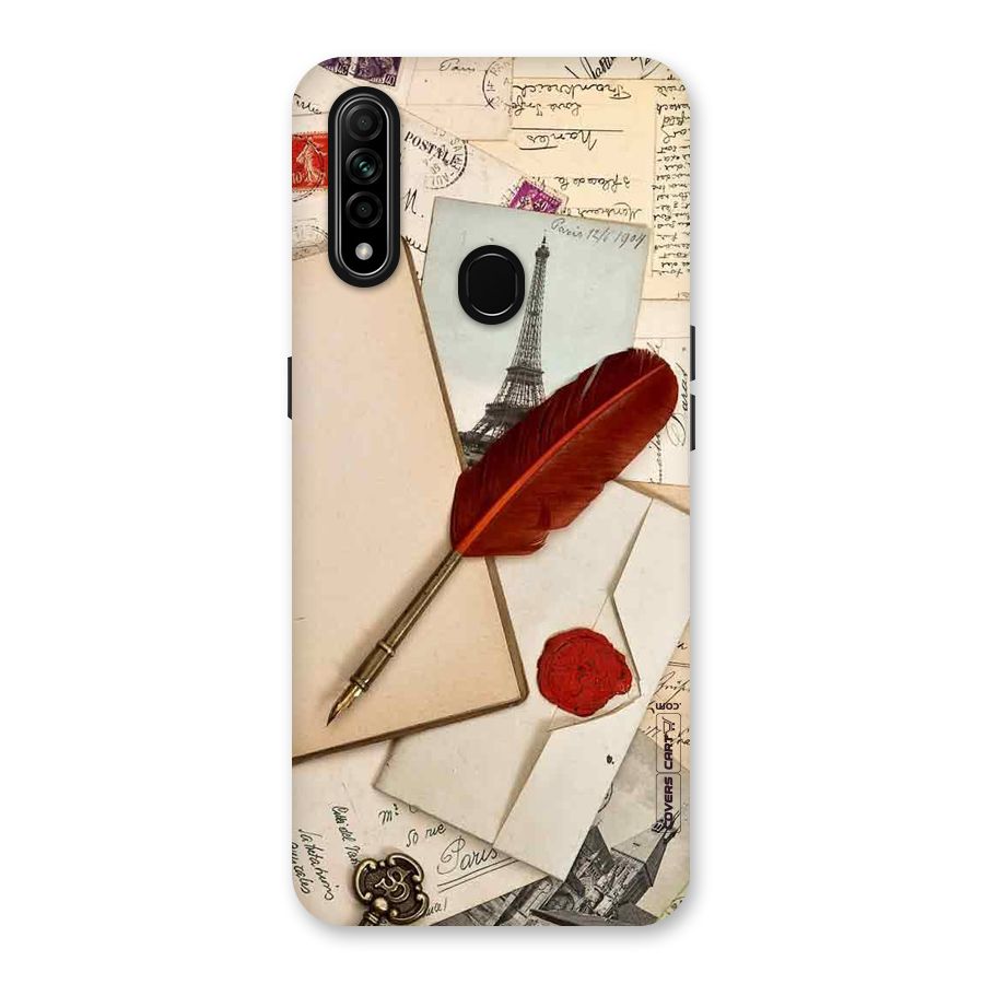 Feather Beauty Back Case for Oppo A31