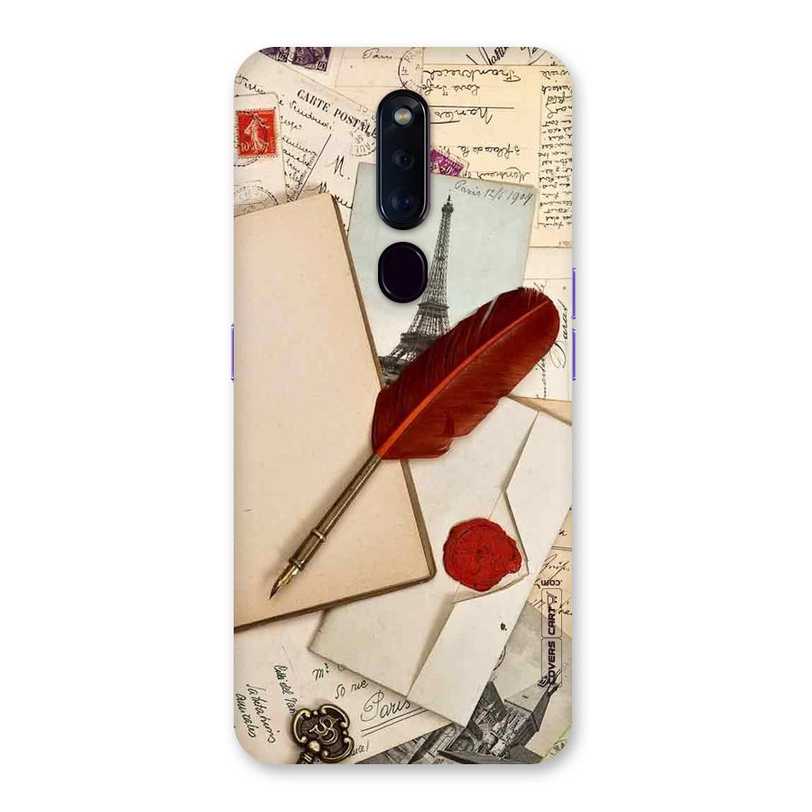 Feather Beauty Back Case for Oppo F11 Pro