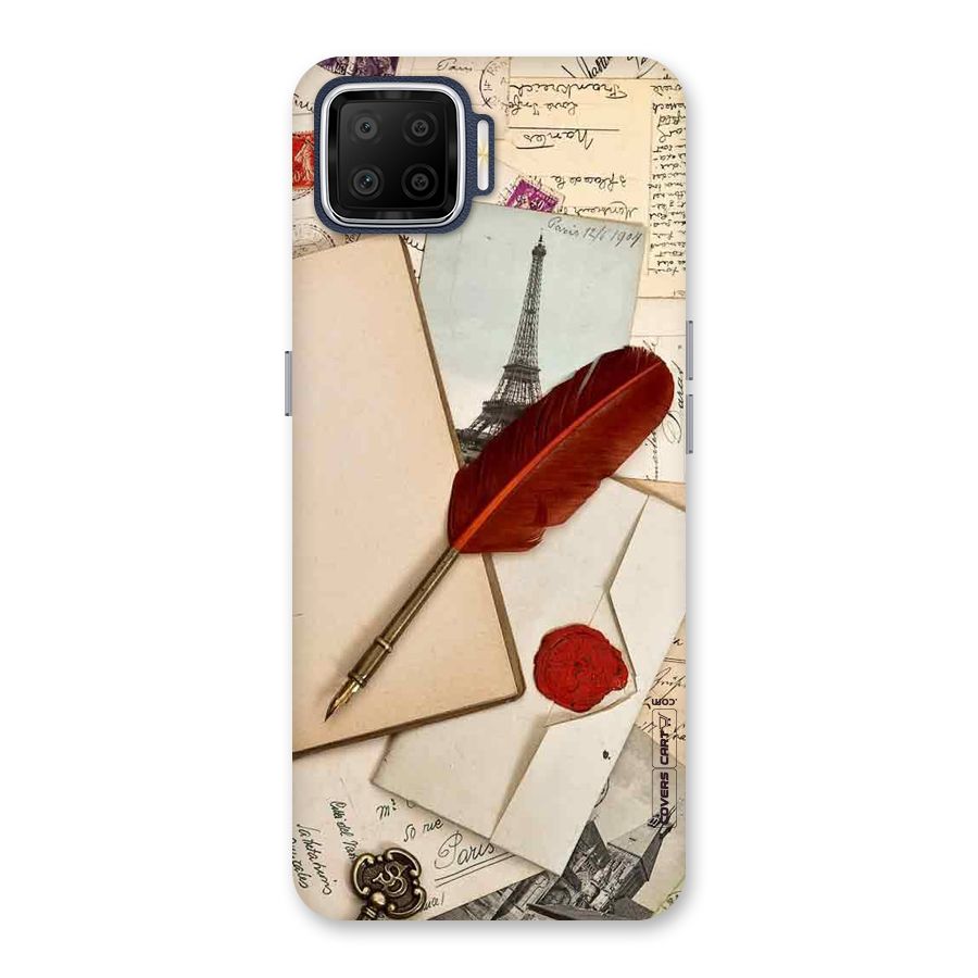 Feather Beauty Back Case for Oppo F17